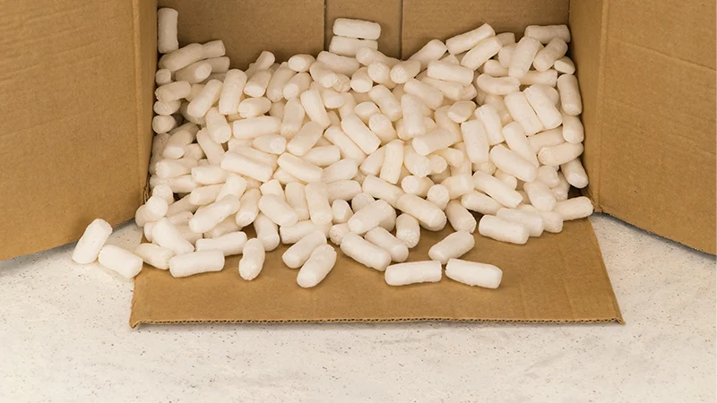 Materiales de empaque para proteger envíos internacionales
