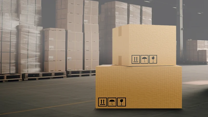 Ejemplo de pesos permitidos para cajas de envío