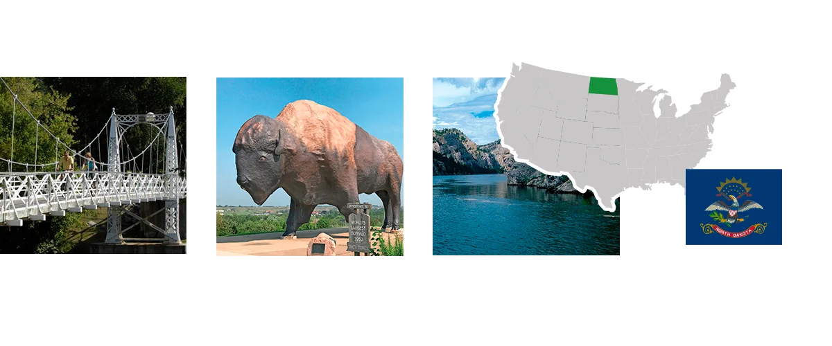 Cobertura frecuente de envíos desde North Dakota