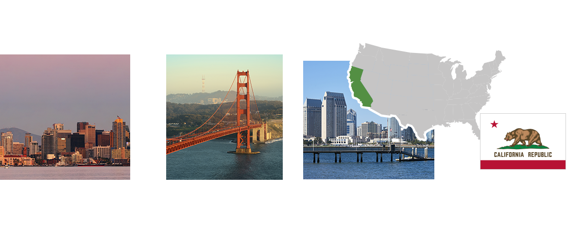 Cobertura frecuente de envíos desde California